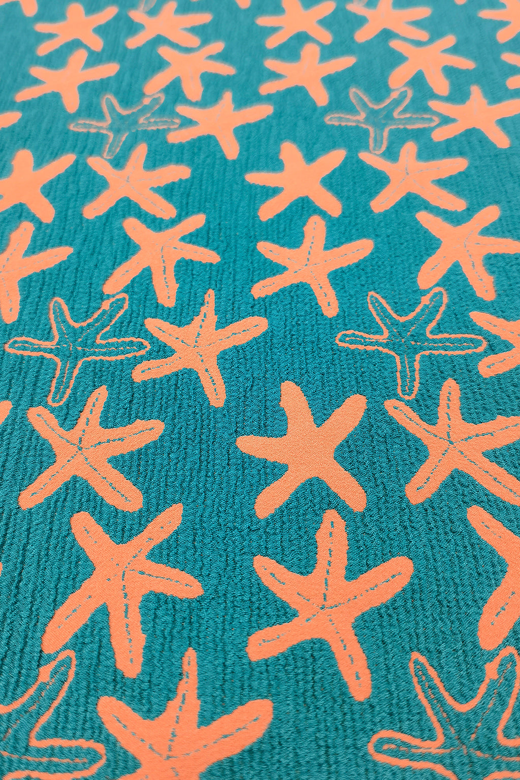 Jacquard Woven Starfish Nylon-Polyester Blend with Spandex