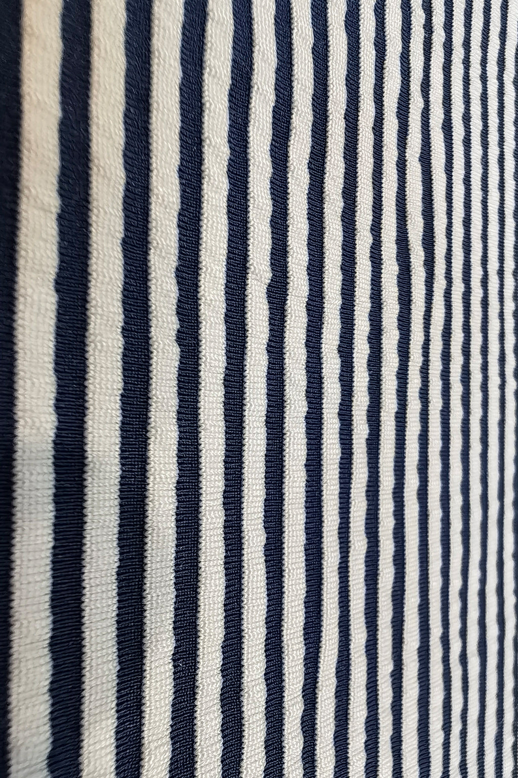 Premium Woven Striped Jacquard Fabric - 120cm Wide, 230g/m², Stretch Blend