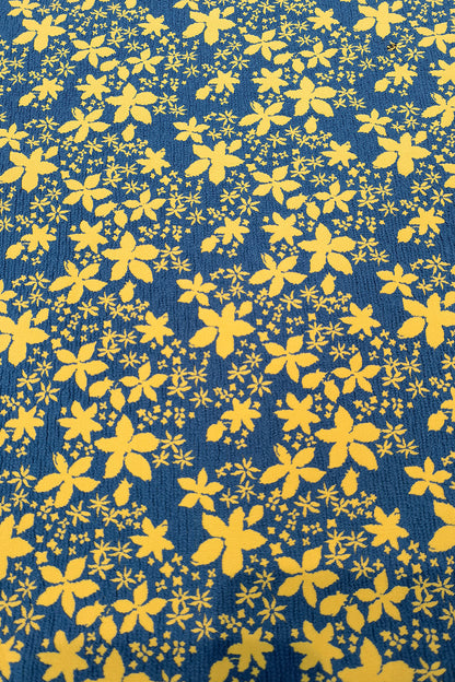 Woven Jacquard Floral Fabric – Durable and Textured with Nylon, Polyester, and Spandex Blend