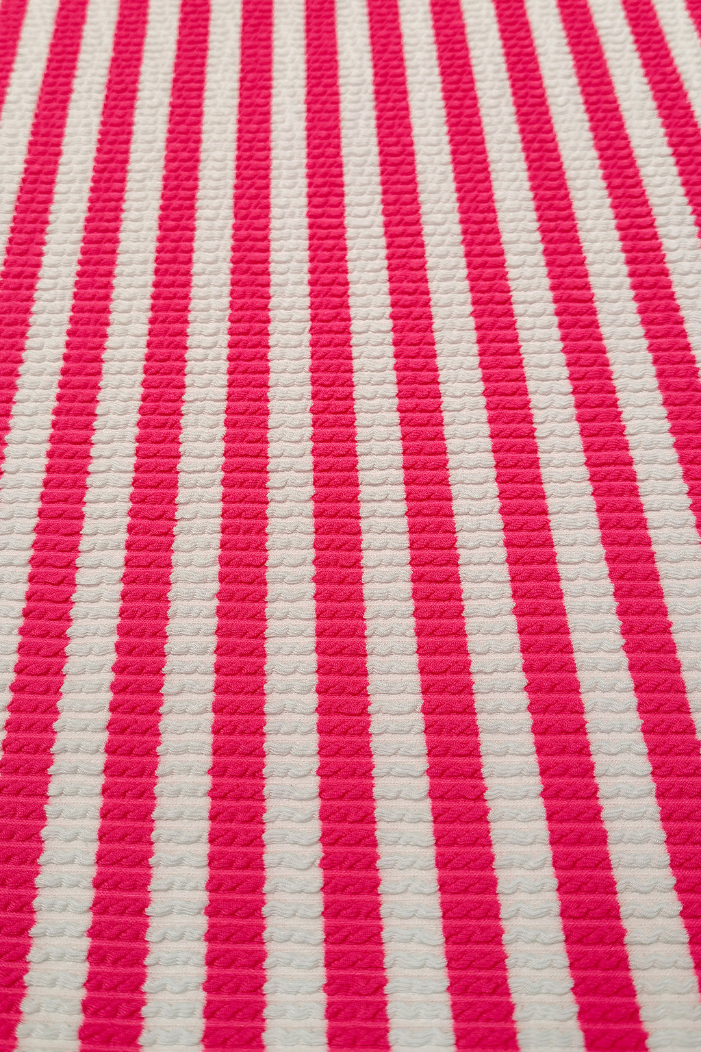 Premium Nylon-Polyester Jacquard Striped Stretch Fabric