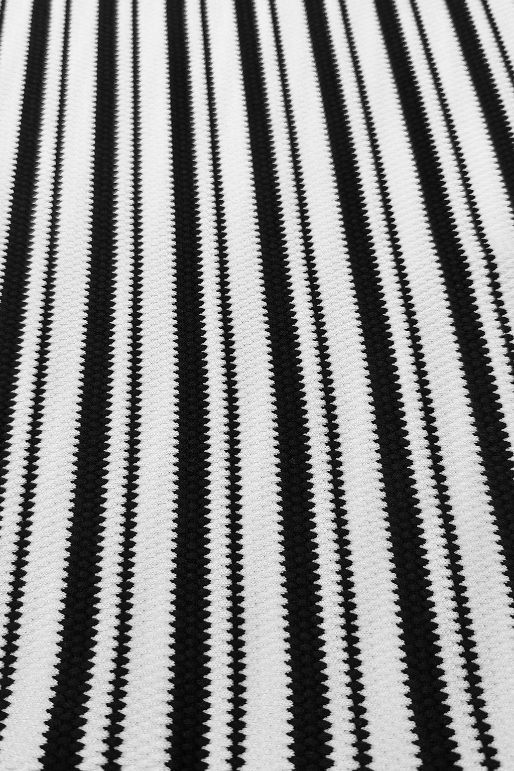 Premium Nylon-Polyester Striped Jacquard Bubble Fabric