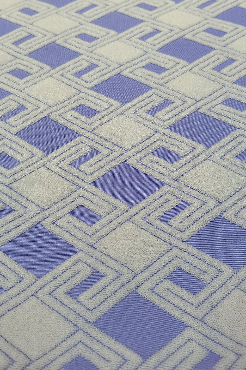 Premium Jacquard Nylon-Polyester Blend with Geometric Design