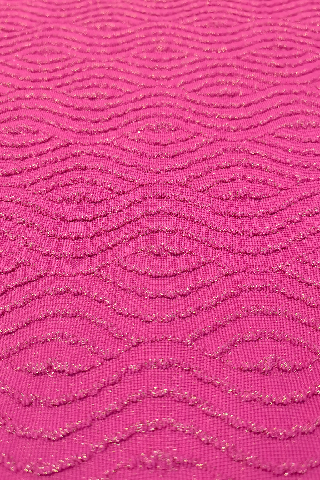 Nylon Metallic Jacquard Fabric with Wave Pattern