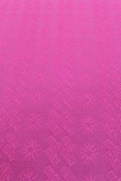 Polyester Jacquard Fabric with Floral Print for Swimwear & Fashion