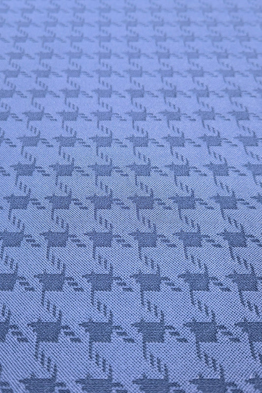 Premium Jacquard Nylon Knit Fabric – High-Definition Patterns for Activewear and Menswear