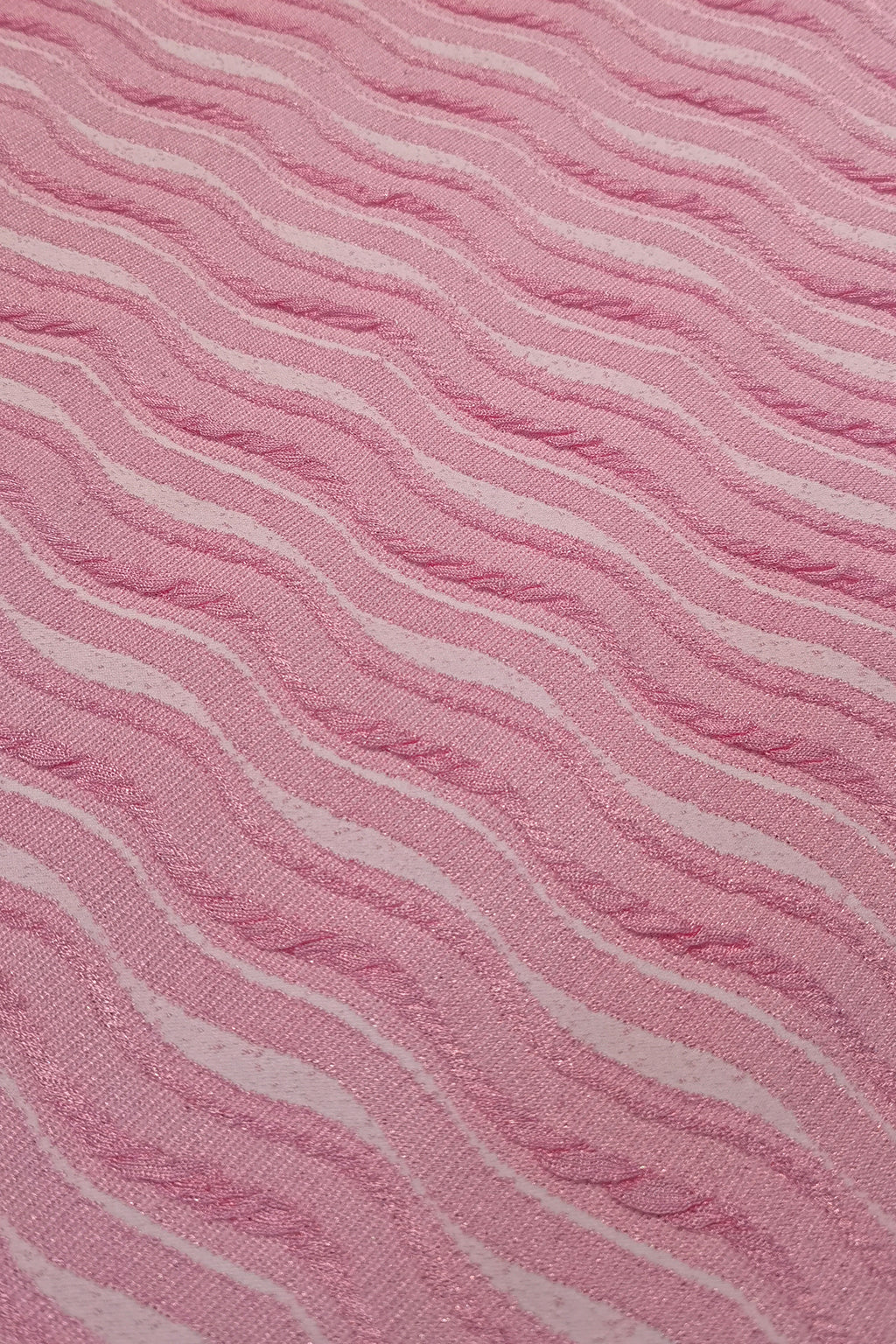 Elegant Jacquard Shimmer Fabric - Polyester Spandex Blend for Swimwear & Fashion - Unique Matte & Glossy Yarn Weave