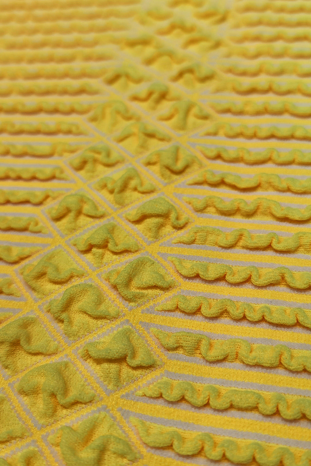 High-Definition Jacquard Nylon-Polyester Fabric – Unique Textured Pattern for Fashion and Swimwear