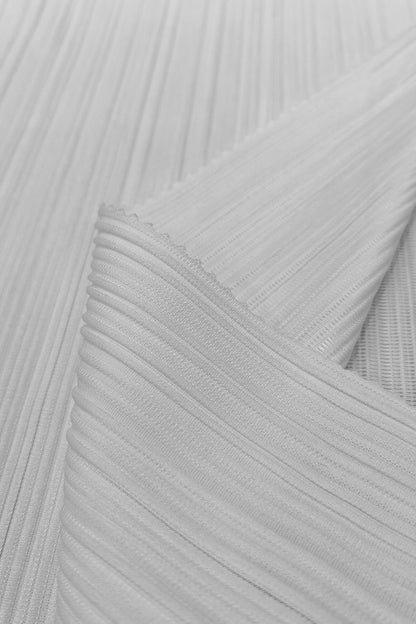 Polyester Irregular Ladder Texture Fabric - 140cm Width, 260g Weight