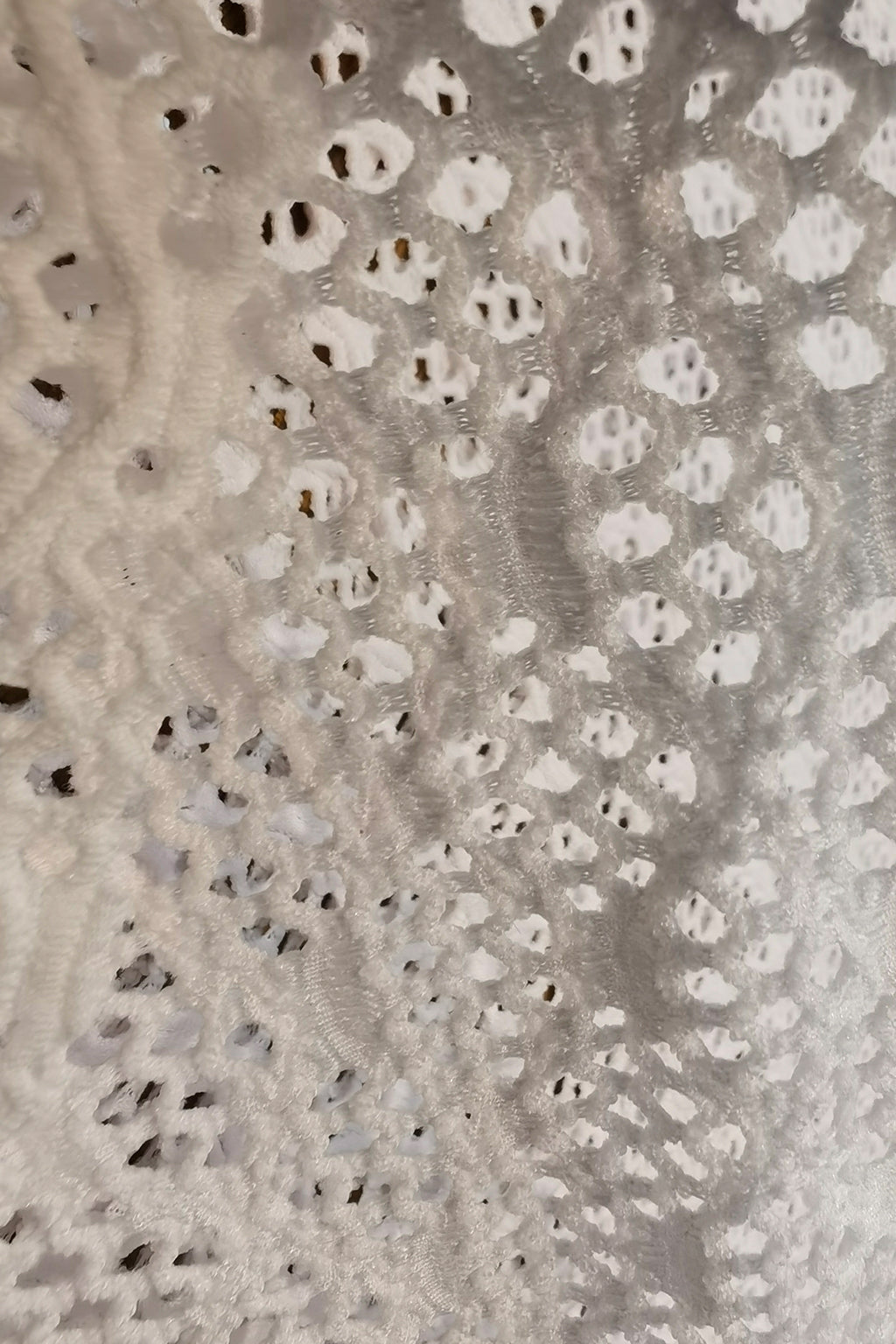 Delicate Hollow Jacquard Fabric - Polyester Blend