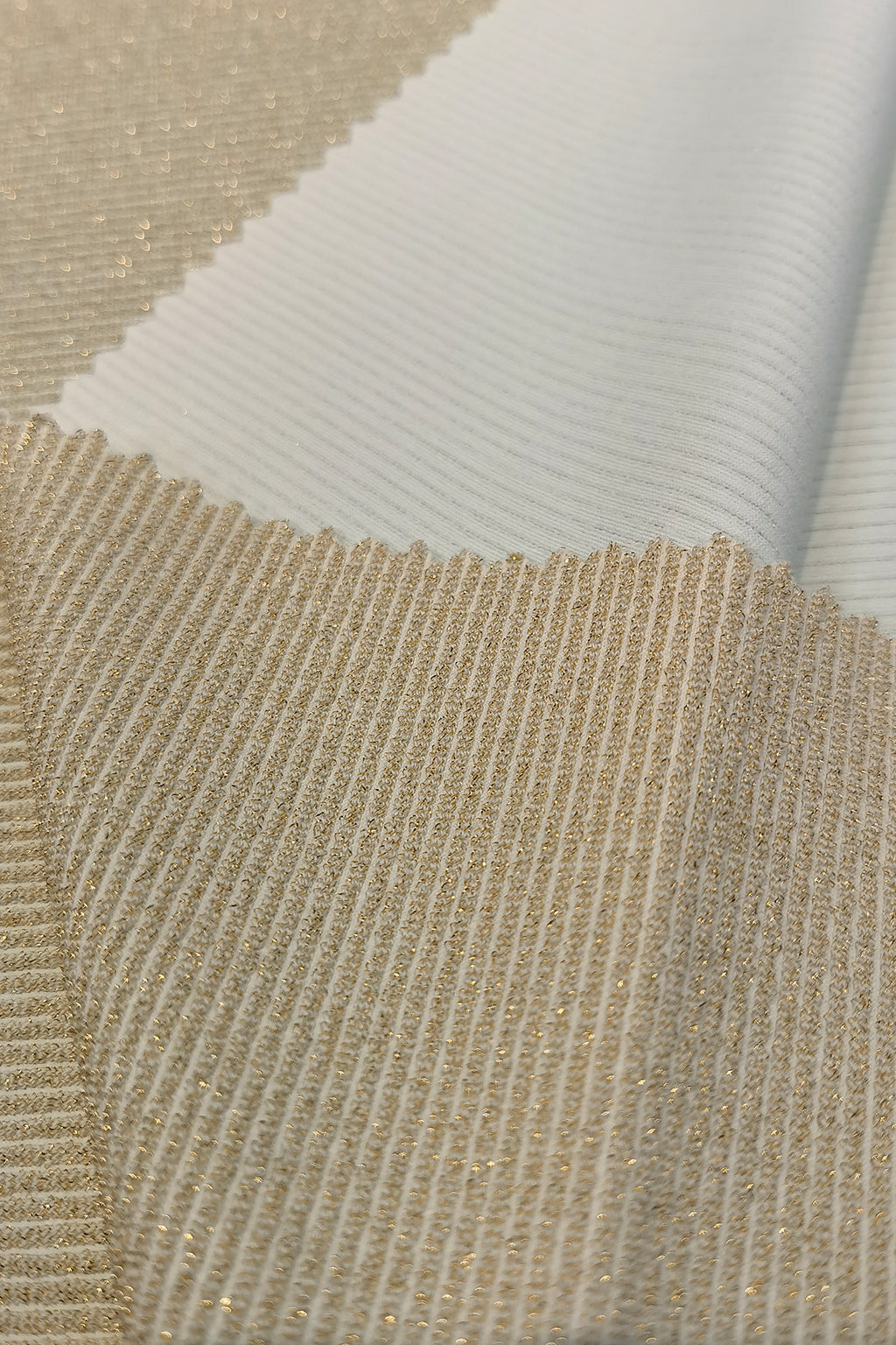 Nylon Gold Metallic Jacquard Fabric – Luxurious Textured Design for Swimwear and Fashion