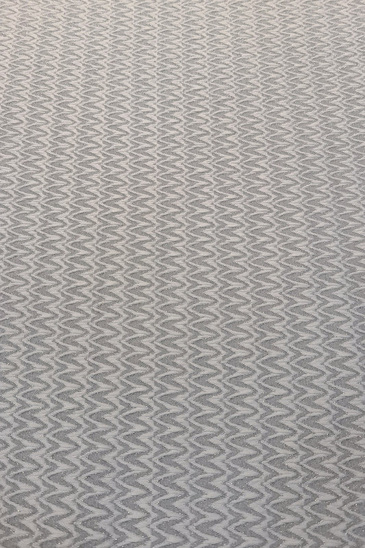 Shimmering Nylon Jacquard Fabric with Silver Lurex - Perfect for Swimwear and Fashion