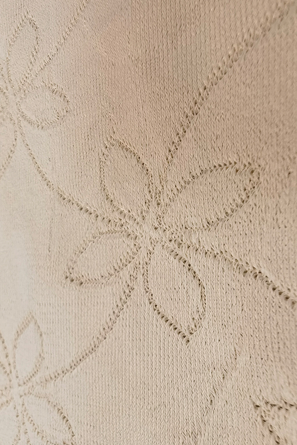 Luxury Nylon Warp Knitted Jacquard Fabric – Delicate Floral Design for Swimwear and Apparel