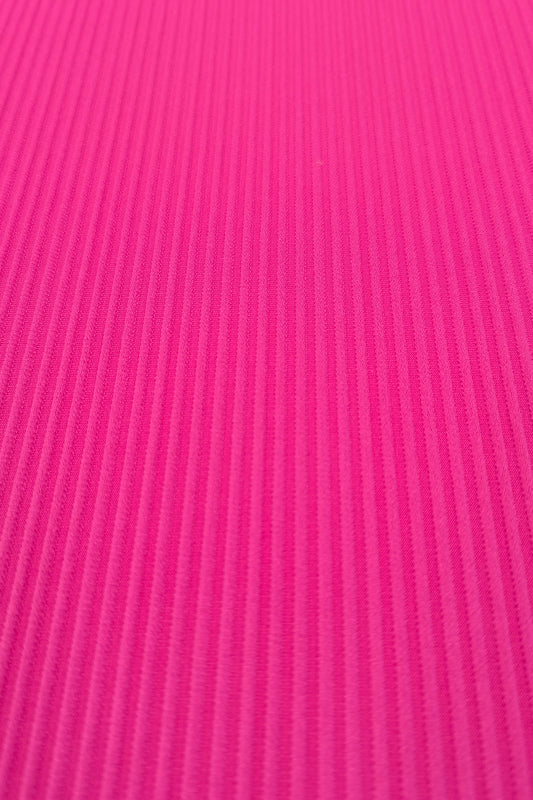 Polyester Ladder Knit Fabric – Ideal for Swimwear & Fashion