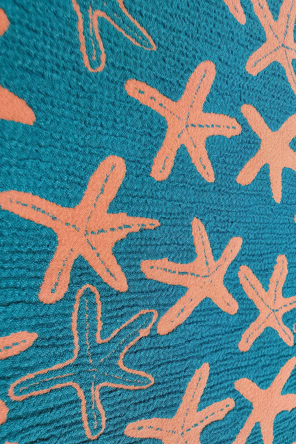 Jacquard Woven Starfish Nylon-Polyester Blend with Spandex