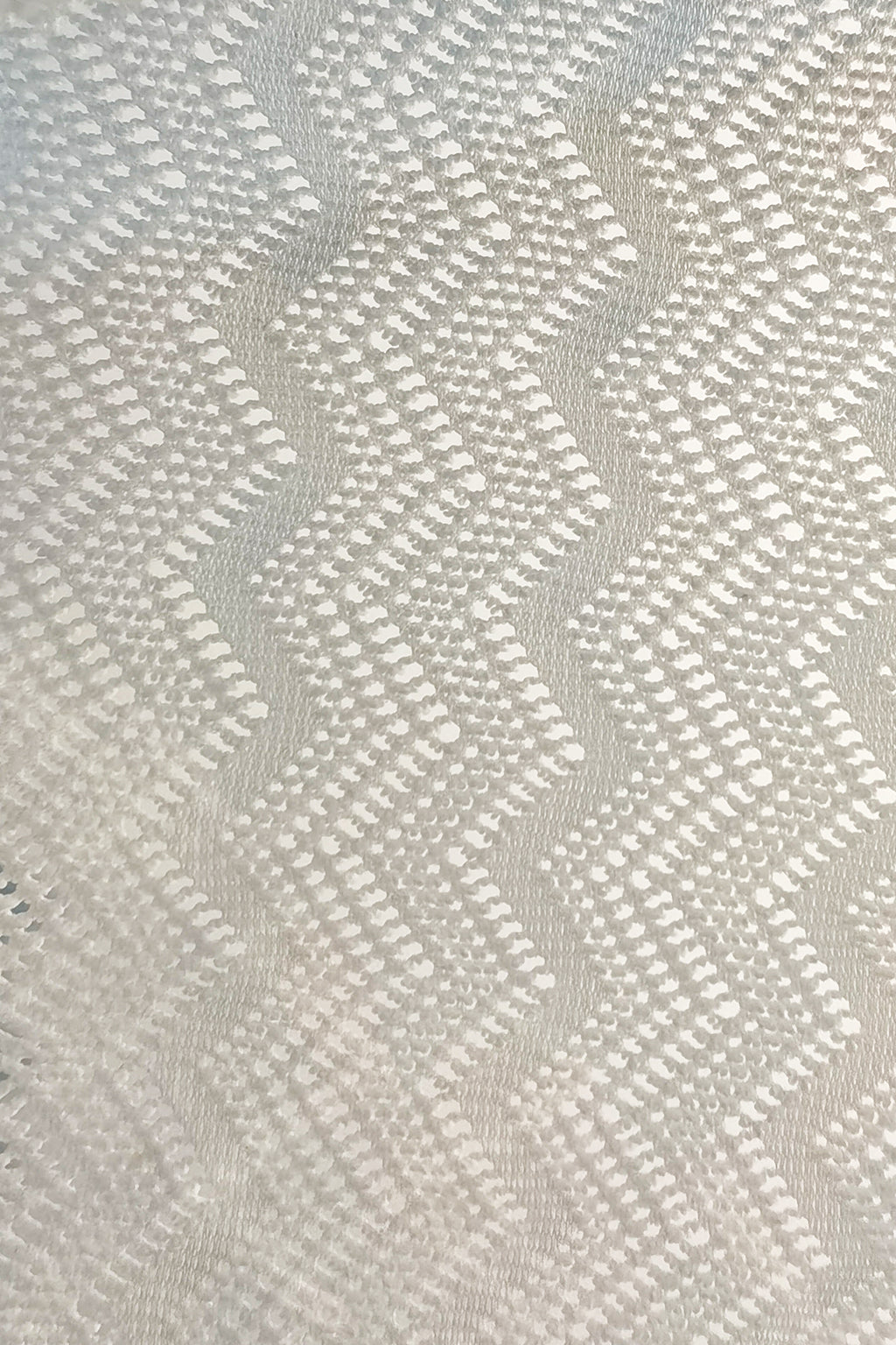 Polyester Hollow Out Wave Jacquard Fabric