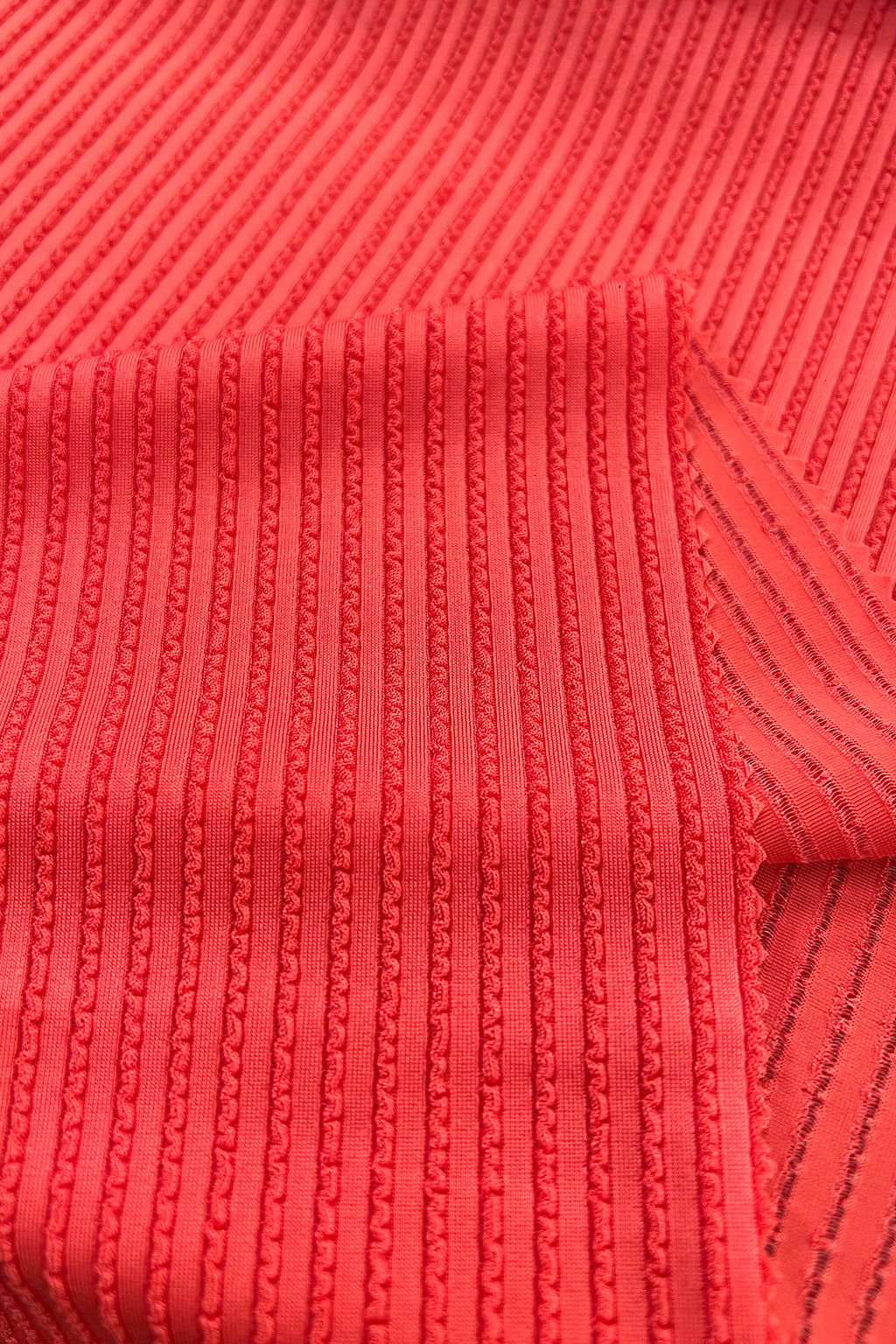 Polyester Jacquard Knit Fabric with Warp-Knitted Texture