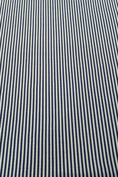 Premium Woven Striped Jacquard Fabric - 120cm Wide, 230g/m², Stretch Blend