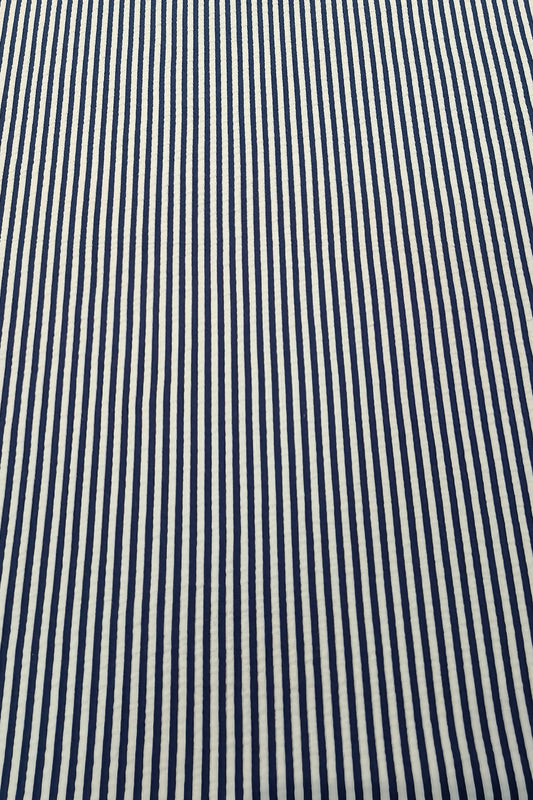 Premium Woven Striped Jacquard Fabric - 120cm Wide, 230g/m², Stretch Blend