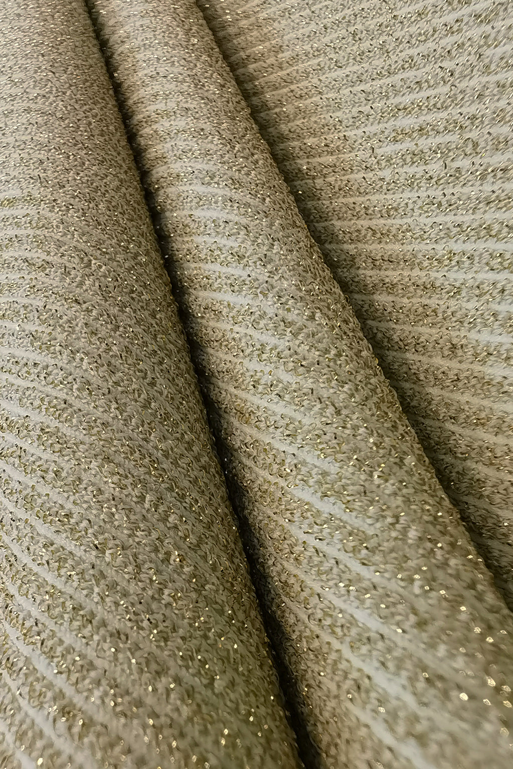 Nylon Gold Metallic Jacquard Fabric – Luxurious Textured Design for Swimwear and Fashion