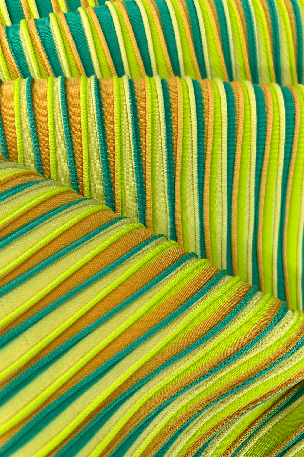 Colorful Striped Jacquard Fabric - High Stretch & Breathable, Perfect for Swimwear and Fashion