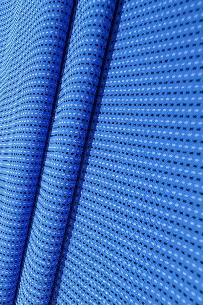 30D Nylon-Polyester Small Dot Jacquard – UV Protection & Cooling Fabric for Activewear & Menswear