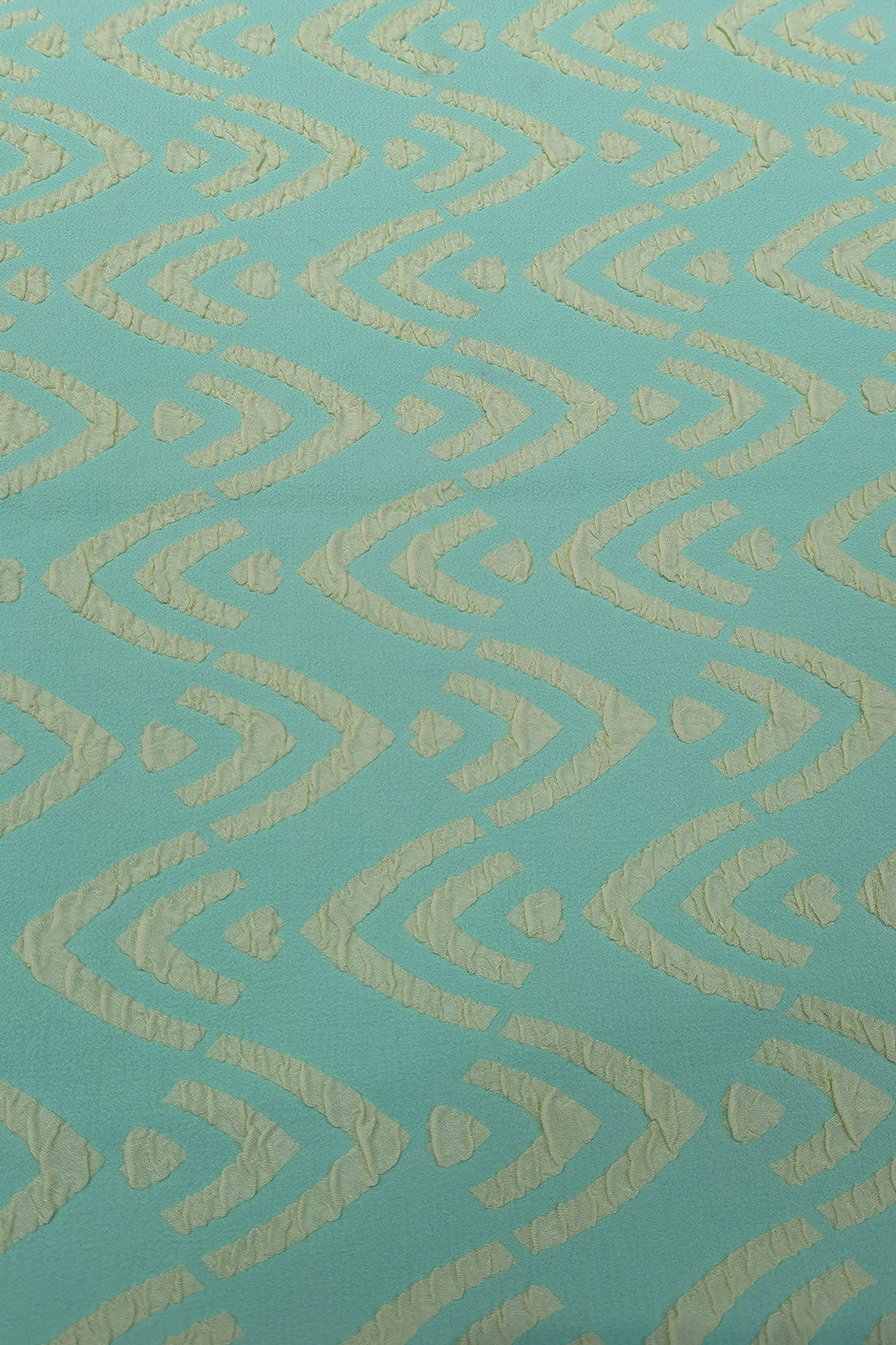 Woven Nylon-Polyester Jacquard Fabric with Geometric Patterns