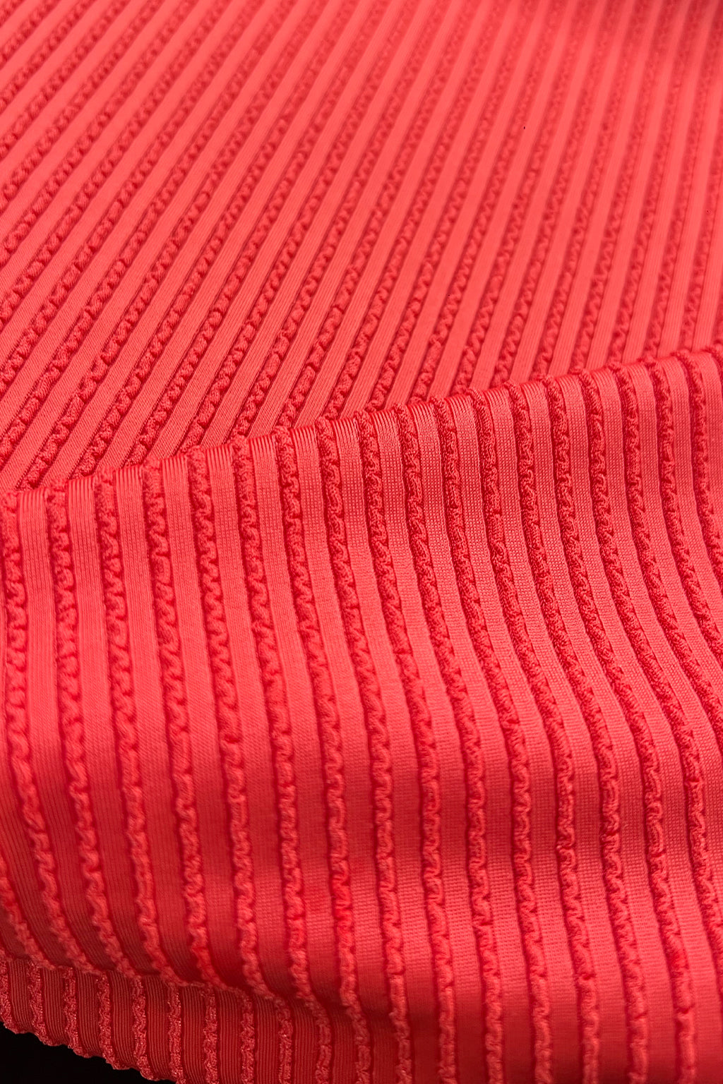 Polyester Jacquard Knit Fabric with Warp-Knitted Texture