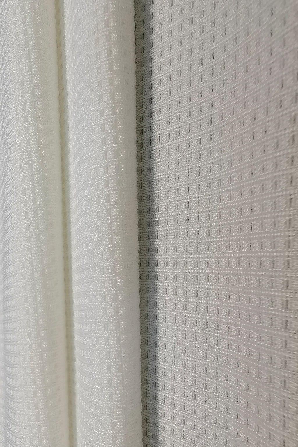 Nylon Spandex Grid Mesh Fabric - Breathable and Quick-Dry